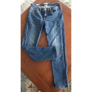 Vigoss Thompson Tomboy Medium Wash Straight Leg Jeans Womens Size 28 Blue Denim